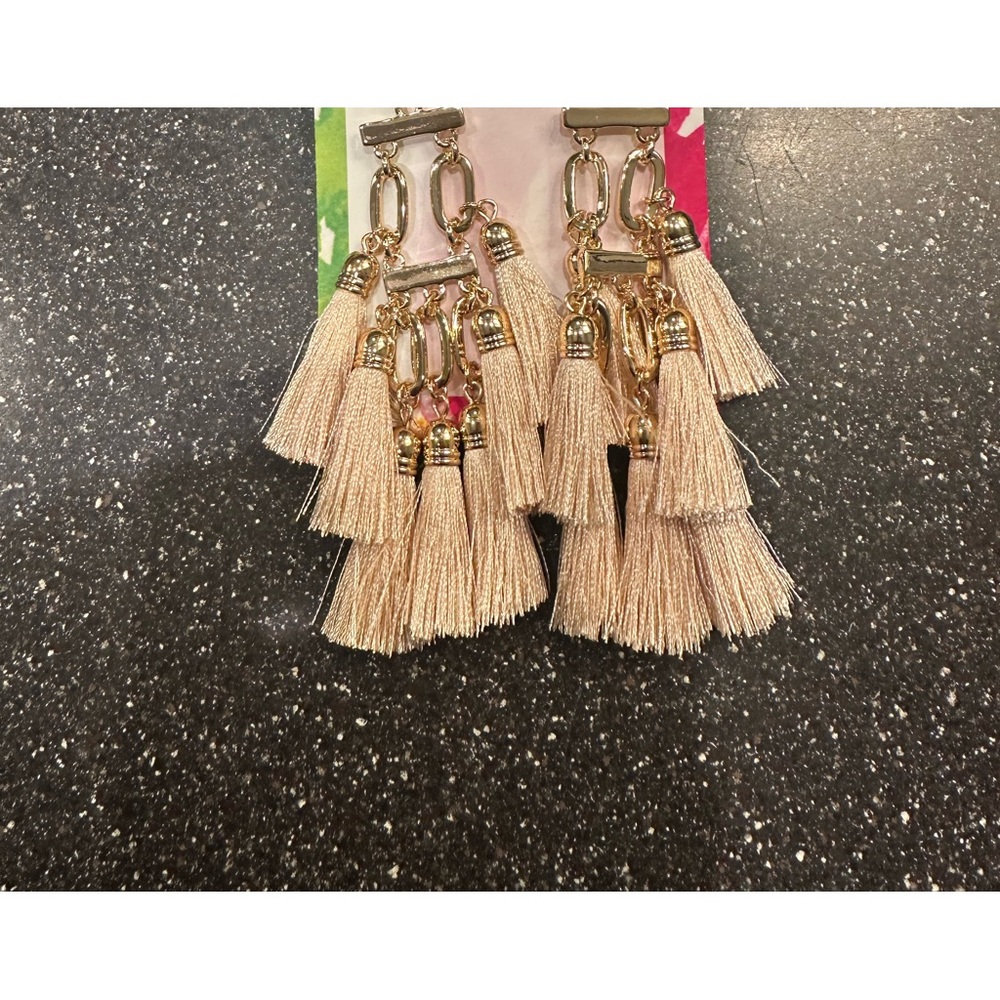 Lilly Pulitzer Boho Safari Chandelier Earrings
